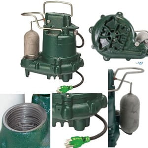 Pictured is the Best Zoeller Sump Pump for the basement: M63. Zoeller Model M63 has 6 upgrades from the plumbers favoirte the Zoeller M53. This is why the Zoeller M63 is the best 